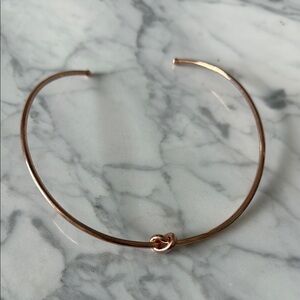 Sheila Fajl Rose Gold Knot Collar Necklace